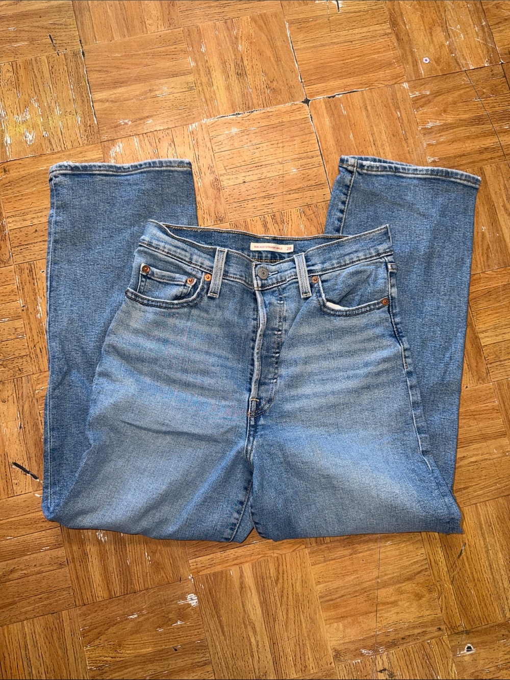 Levi's Light Blue Straight Leg Women's Jeans